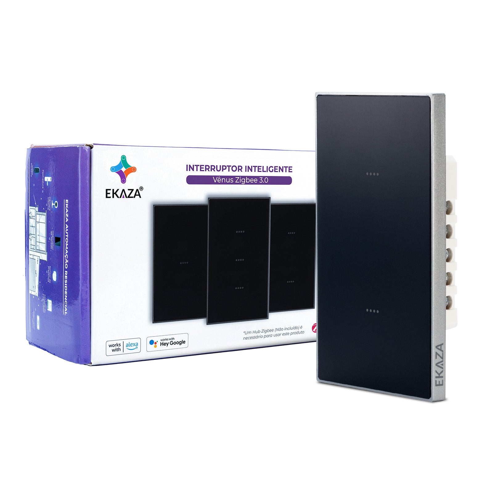 Interruptor Zigbee Soft Touch Série Vênus 4x2