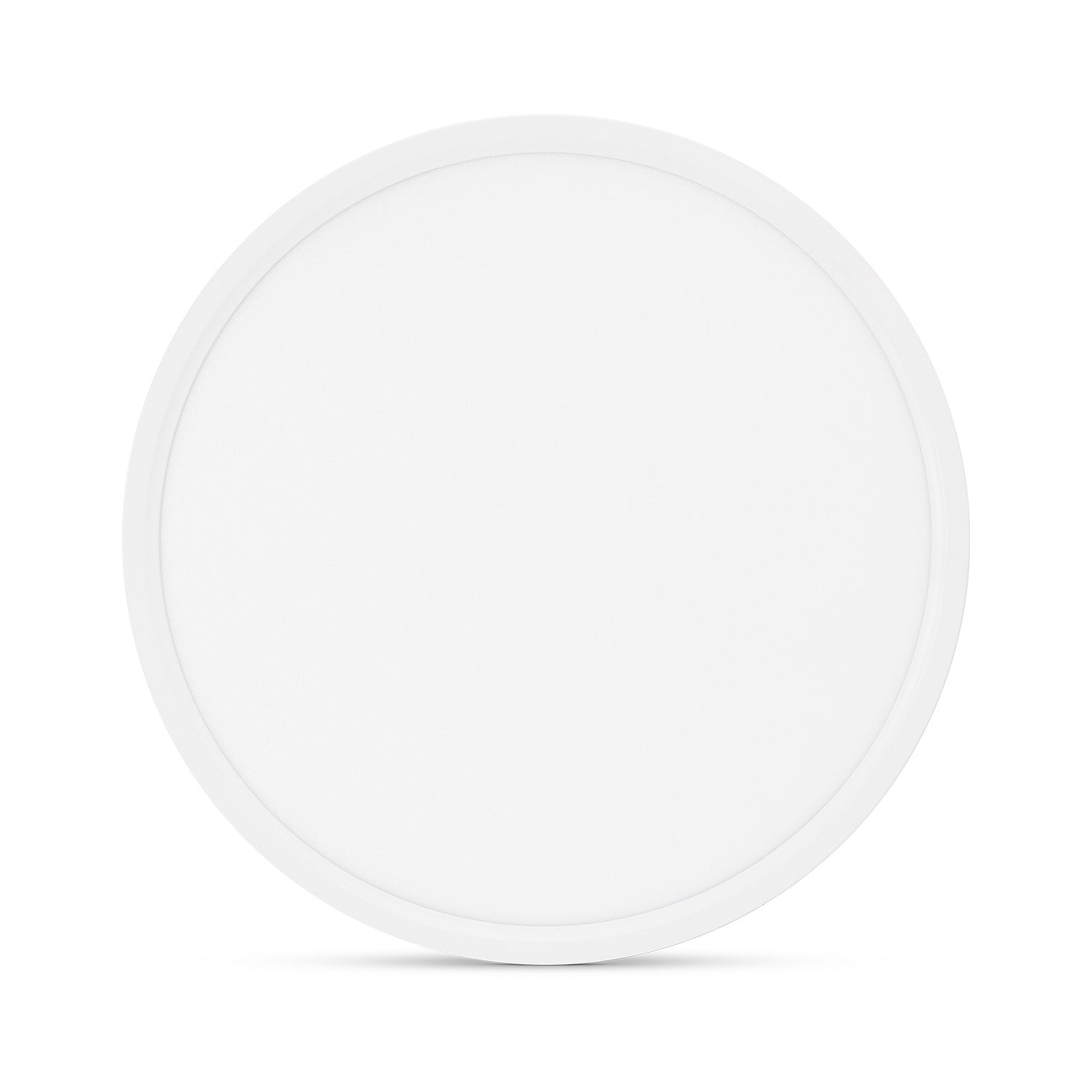 Painel de LED Paflon Inteligente com Borda RGB Sobrepor Redondo 24W