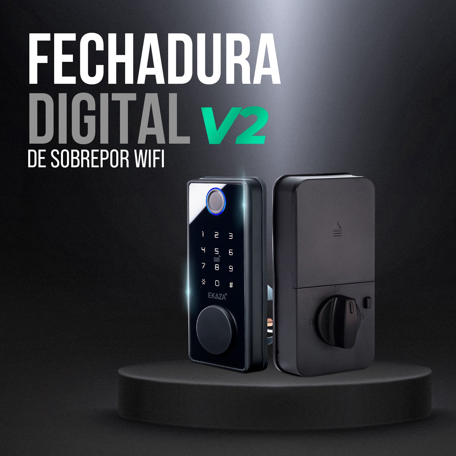 Fechadura Digital Inteligente Sem Maçaneta EKAZA