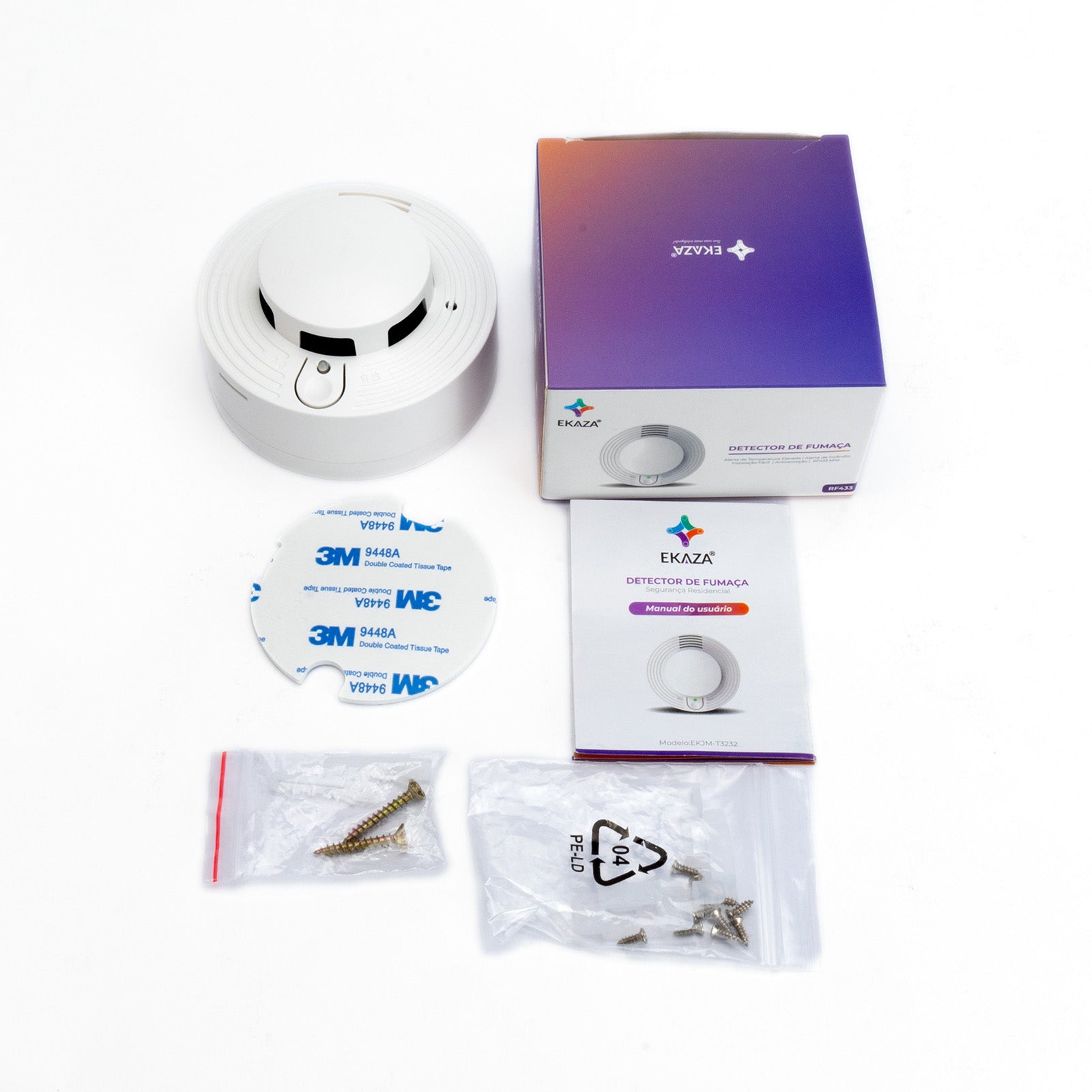 Smoke Detector RF433mhz Compatible with Alarm Kit