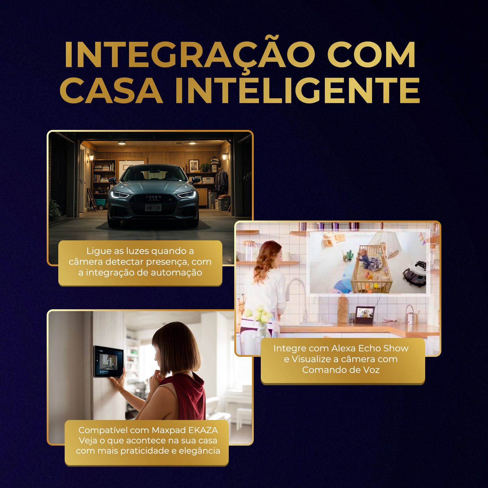 Câmera De Segurança Externa Nuvem Dome 2K T3188