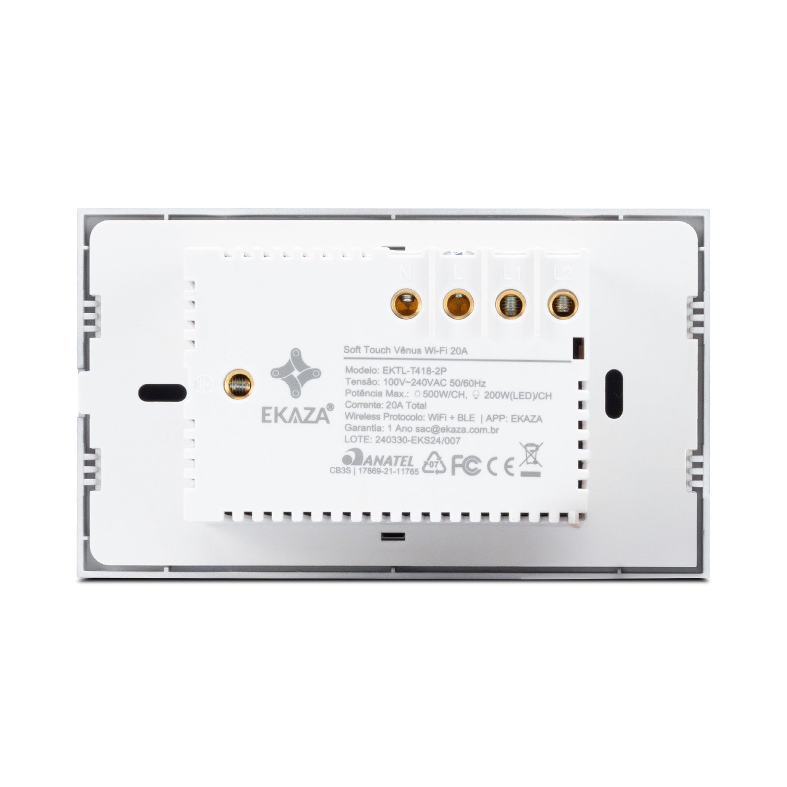Venus Series Soft Touch Wifi Switch 2 Button with 4x2 Socket
