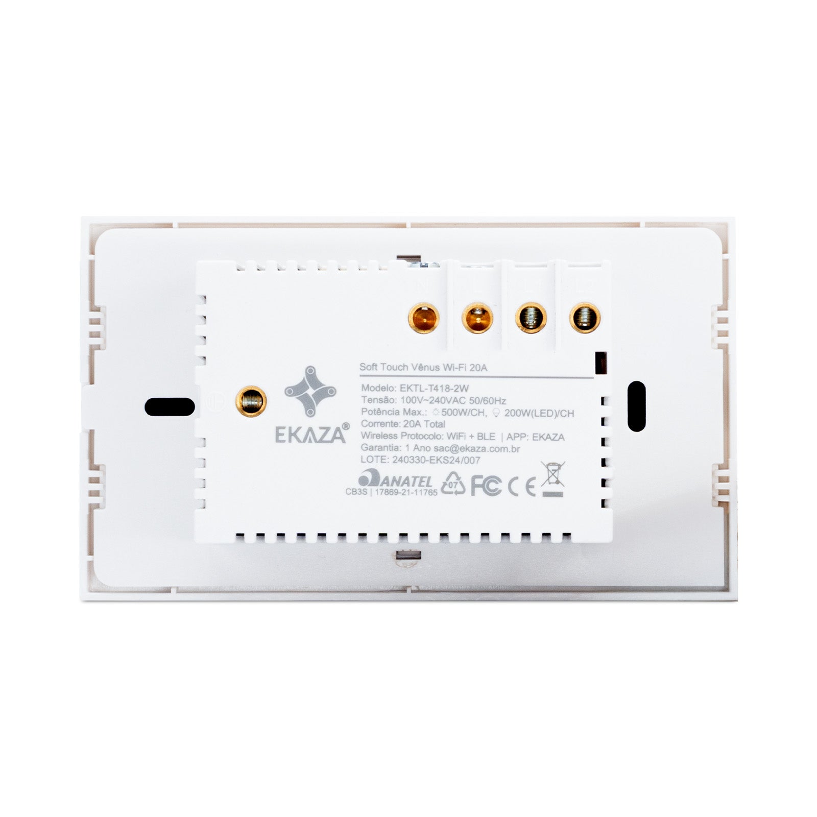 Venus Series Soft Touch Wifi Switch 2 Button with 4x2 Socket