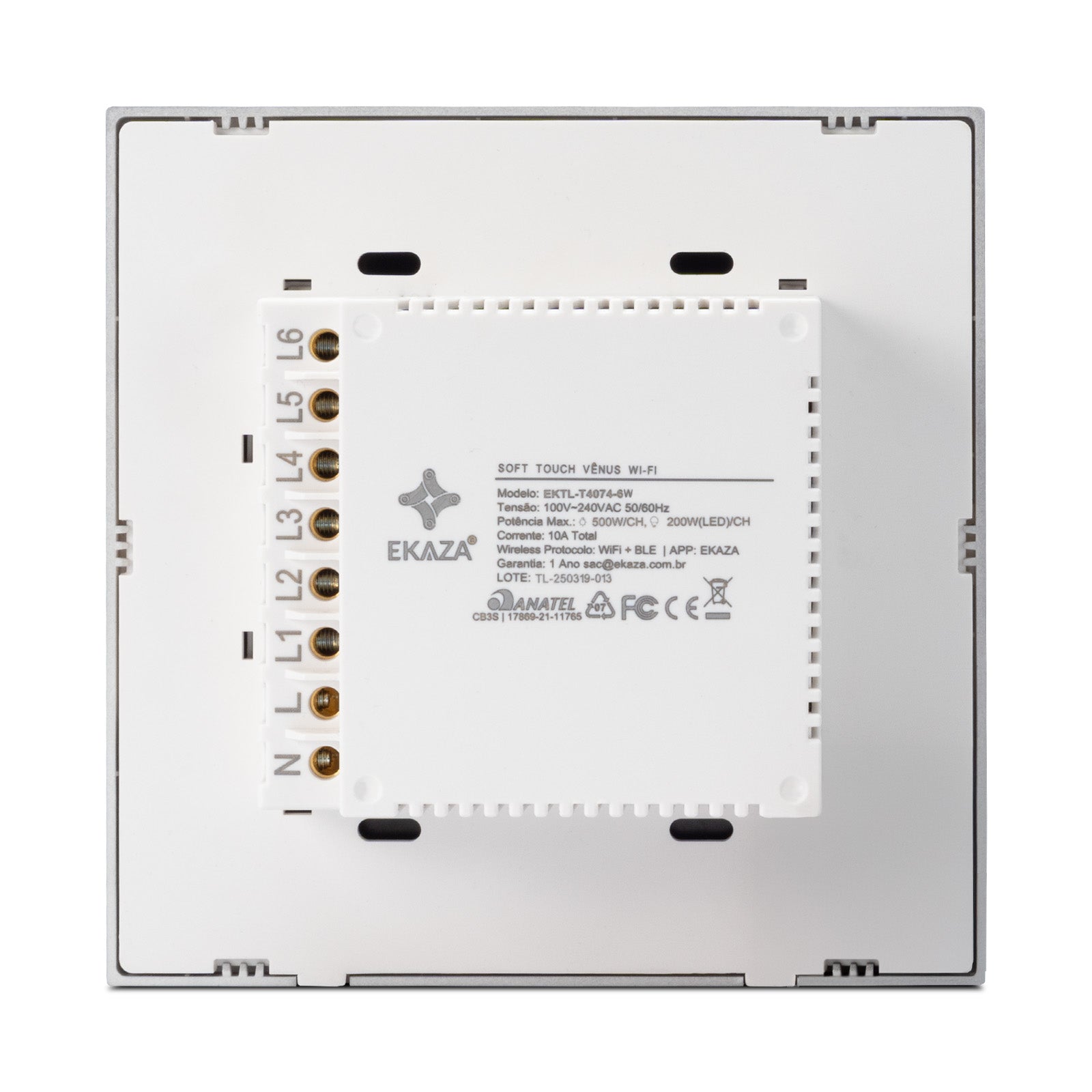 Smart Switch 4x4 Soft Touch Venus Series Wifi 6 Buttons