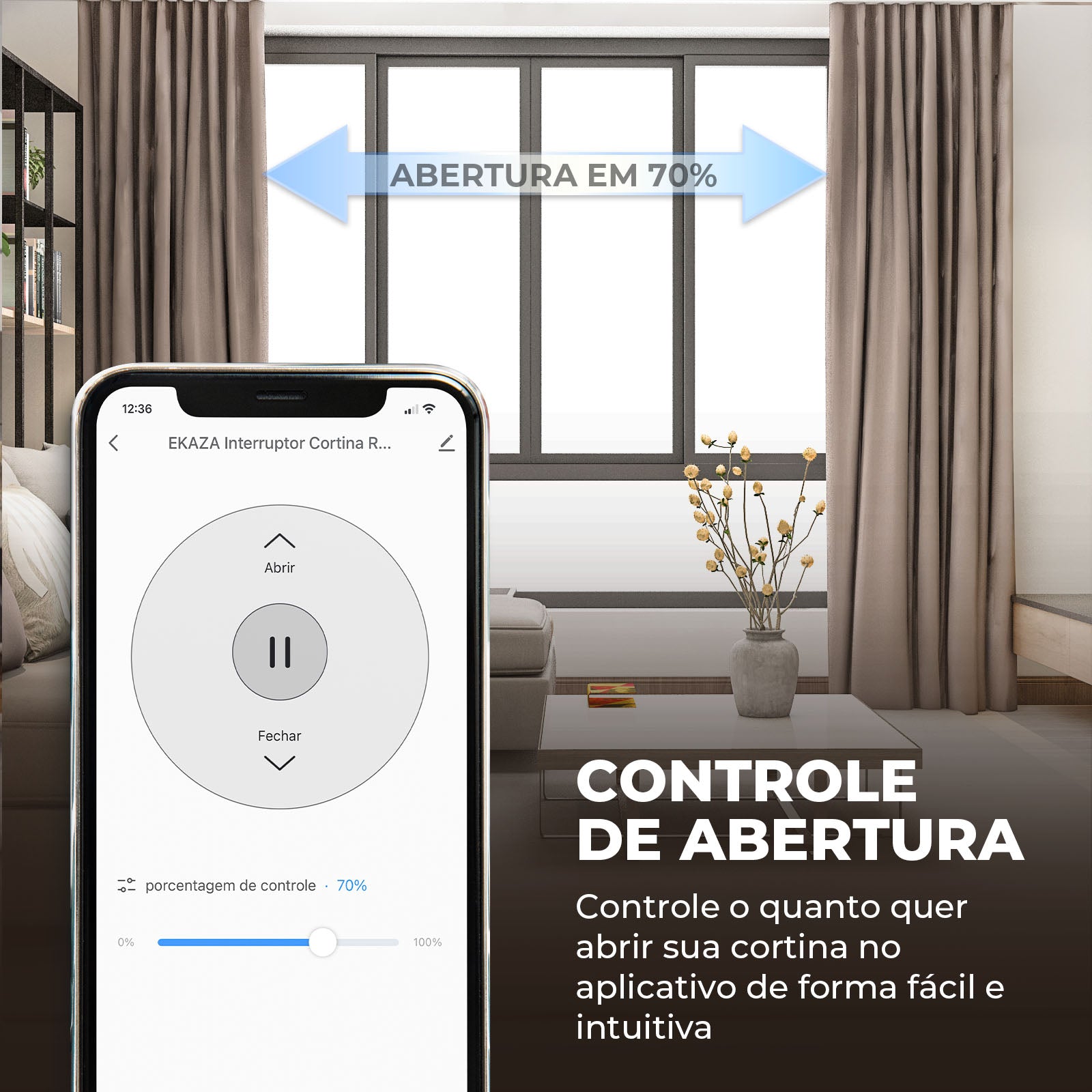 Mini Módulo De Cortina Inteligente Wifi + Rf