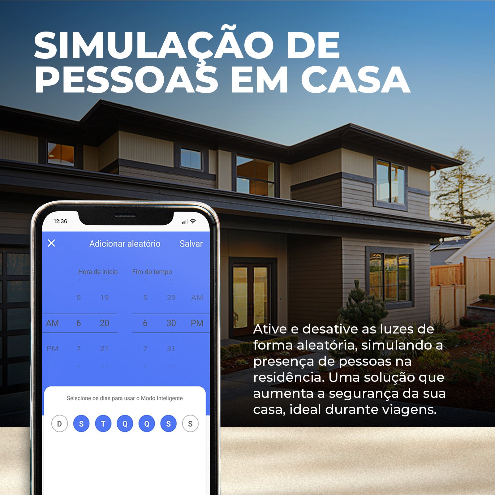 Interruptor Inteligente 4x4 vidro Touch 2.5d