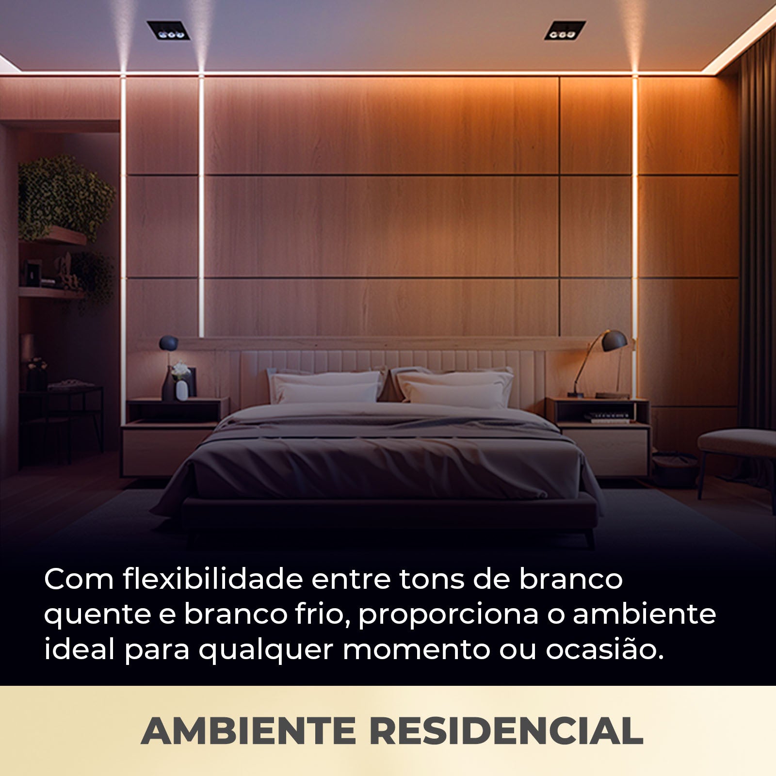 EKAZA Fita CCT 120 LED/m Branco Quente / Frio 5 Metros