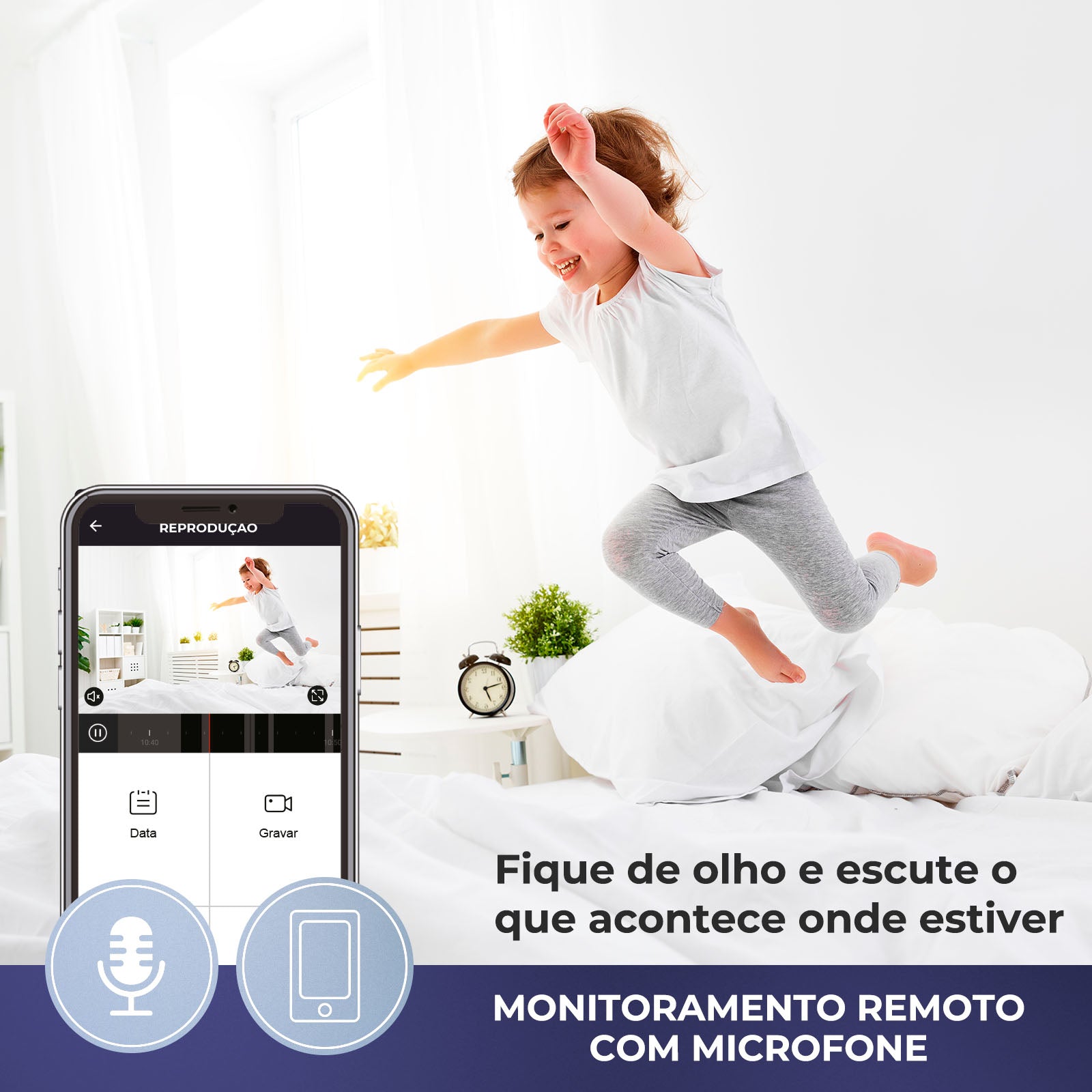 Câmera De Segurança Externa Nuvem Dome 2K T3188