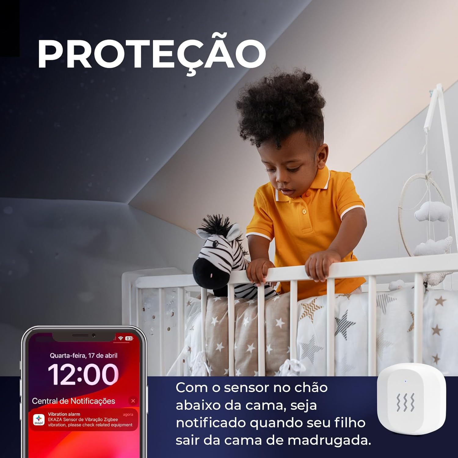 Zigbee 3.0 Vibration Sensor T1016