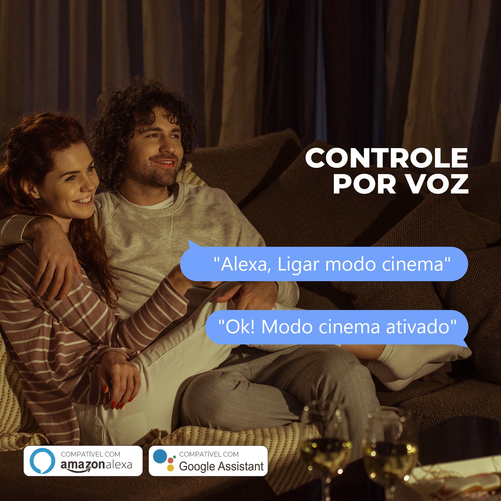 Painel de LED plafon Inteligente RGBW 18W