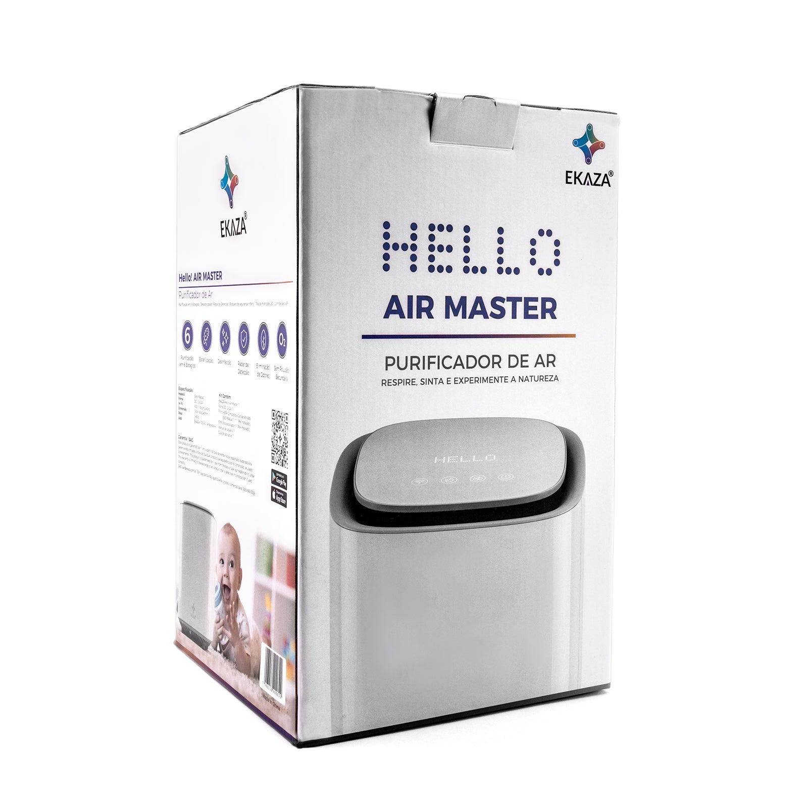 Hello! Air Master Purificador de Ar