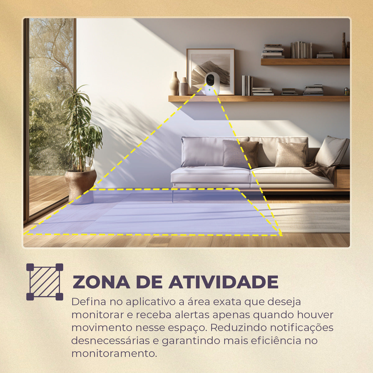 Câmera Babe Nuvem Home Robô Noturna 2k