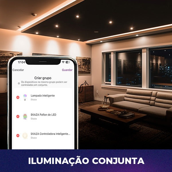 Lâmpada Inteligente RgbW 9W+3W Ekaza