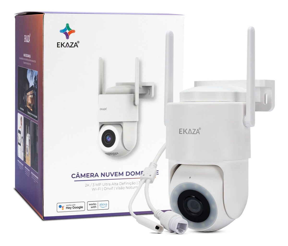 Câmera De Segurança Externa Nuvem 2K Dome Lite T5293