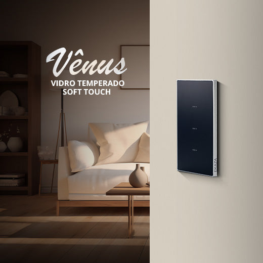 Interruptor Zigbee Soft Touch Série Vênus 4x2