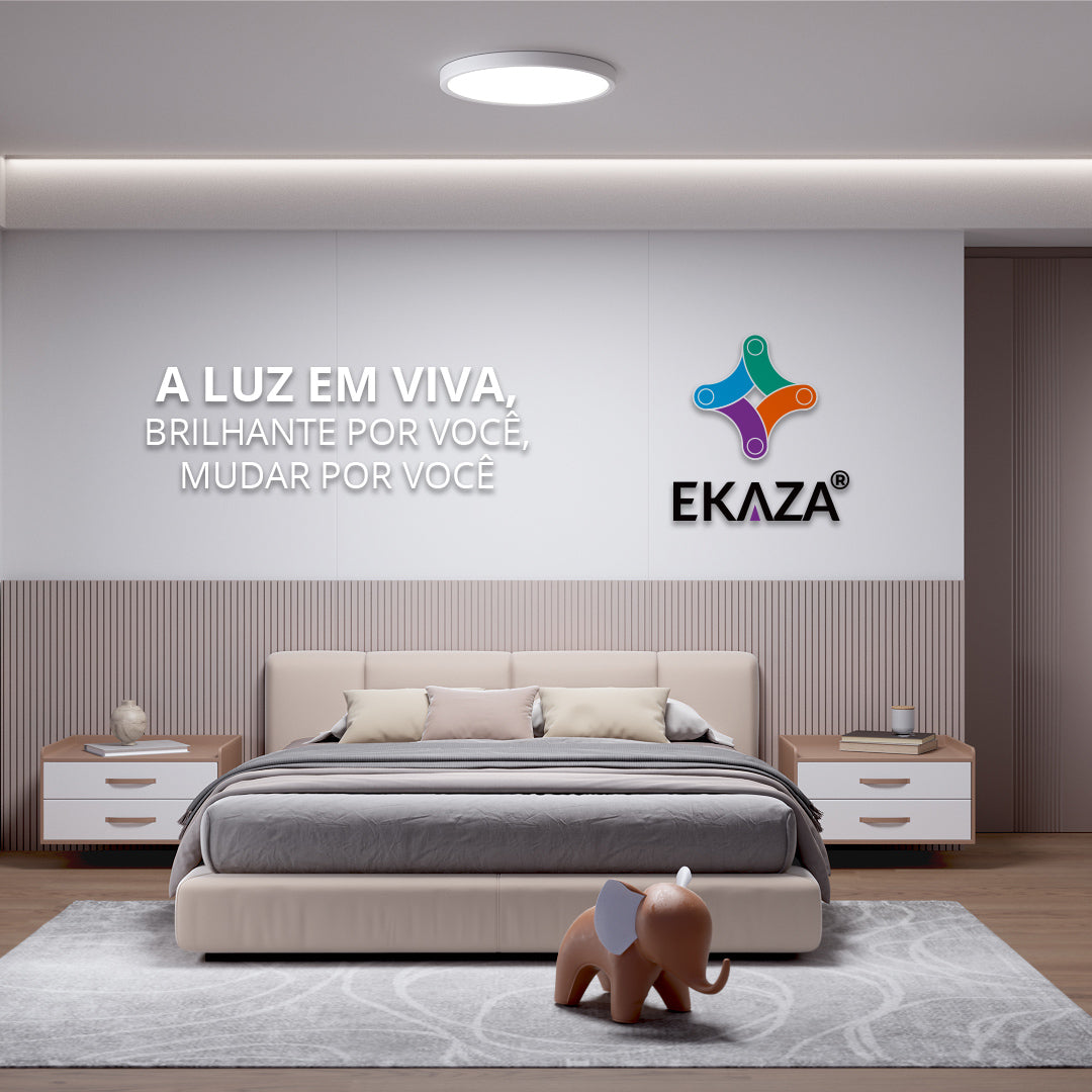 Painel de LED plafon Inteligente RGBW 18W