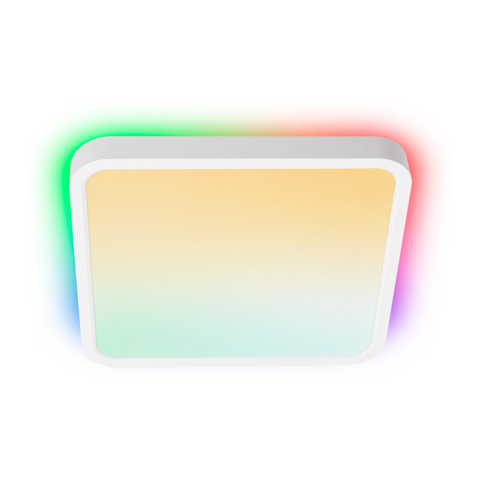 Painel de LED Plafon Inteligente com Borda RGB Sobrepor 24W