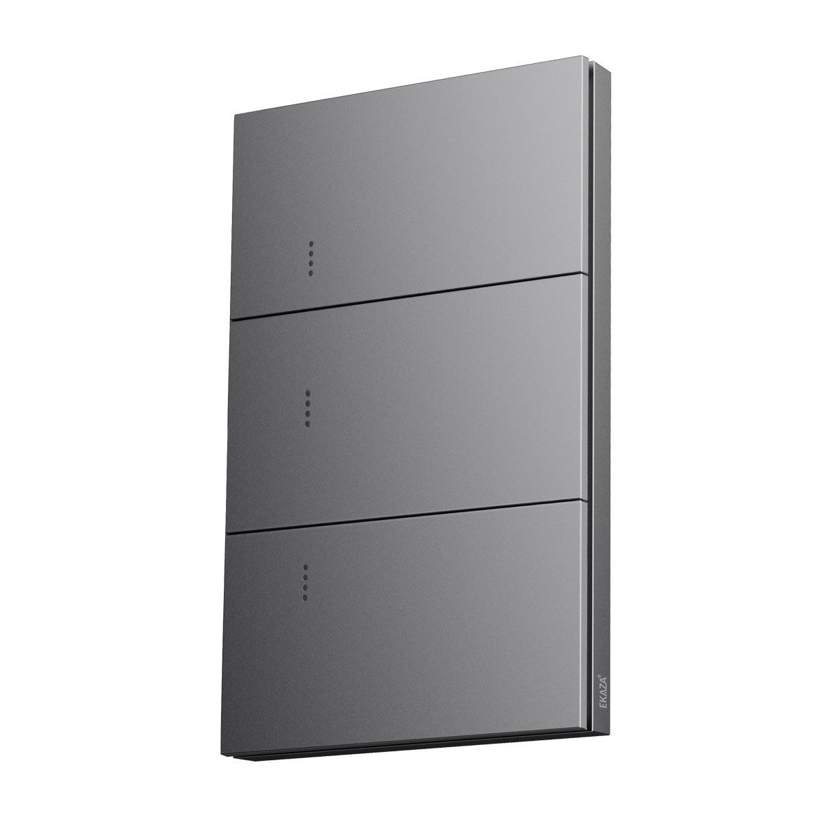 Interruptor Inteligente Série Mercúrio Tecla Metálico Flutuante 3 Tecla Zigbee
