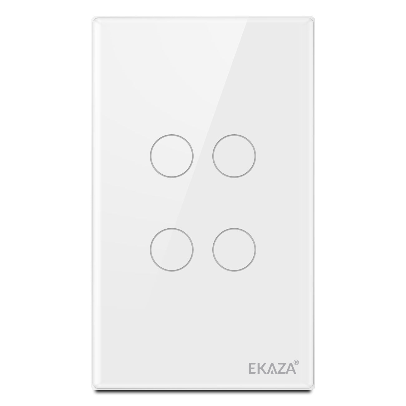 Interruptor Inteligente Série Touch 2.5d Zigbee 4 Botões