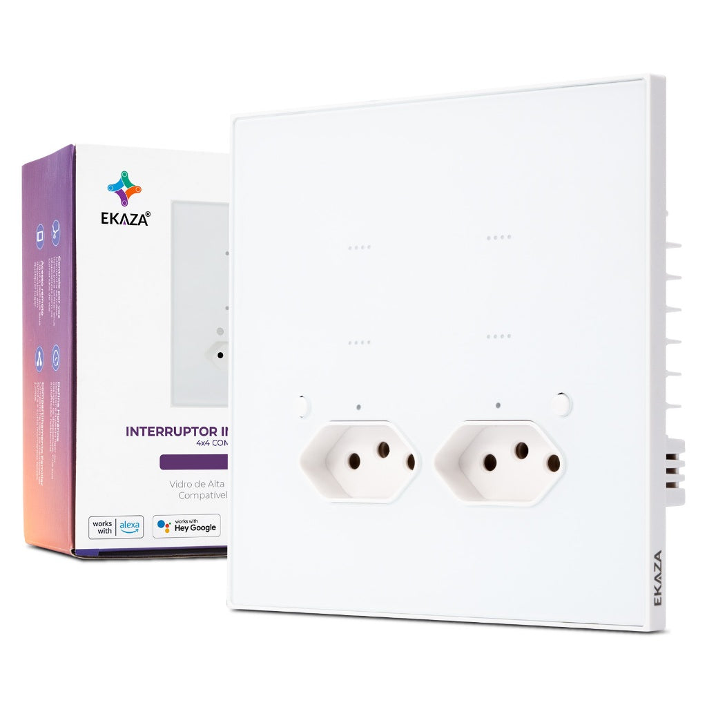 4x4 Switch with Soft Touch Socket Venus Wifi Series