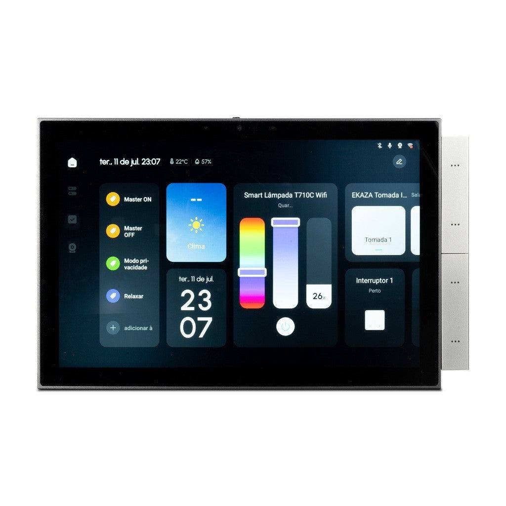 Painel Central Inteligente Wifi Zigbee Tuya Smart Life Alexa EKAZA