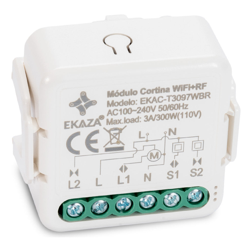 Mini Módulo De Cortina Inteligente Wifi + Rf