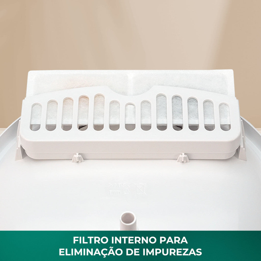 Bebedouro Uv Fonte 2l Gato Cão Pet C/filtro Smart Wifi EKAZA