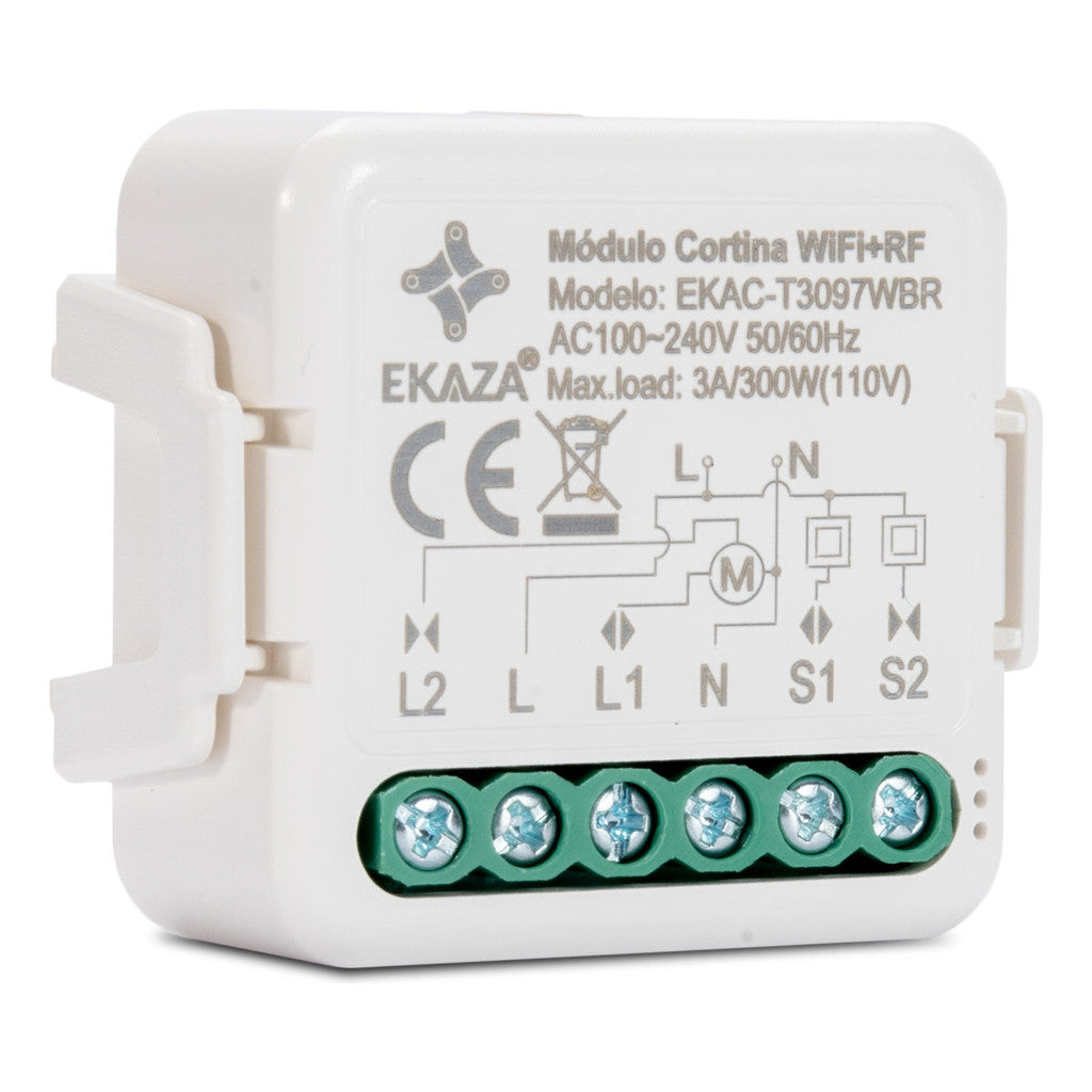 Mini Módulo De Cortina Inteligente Wifi + Rf