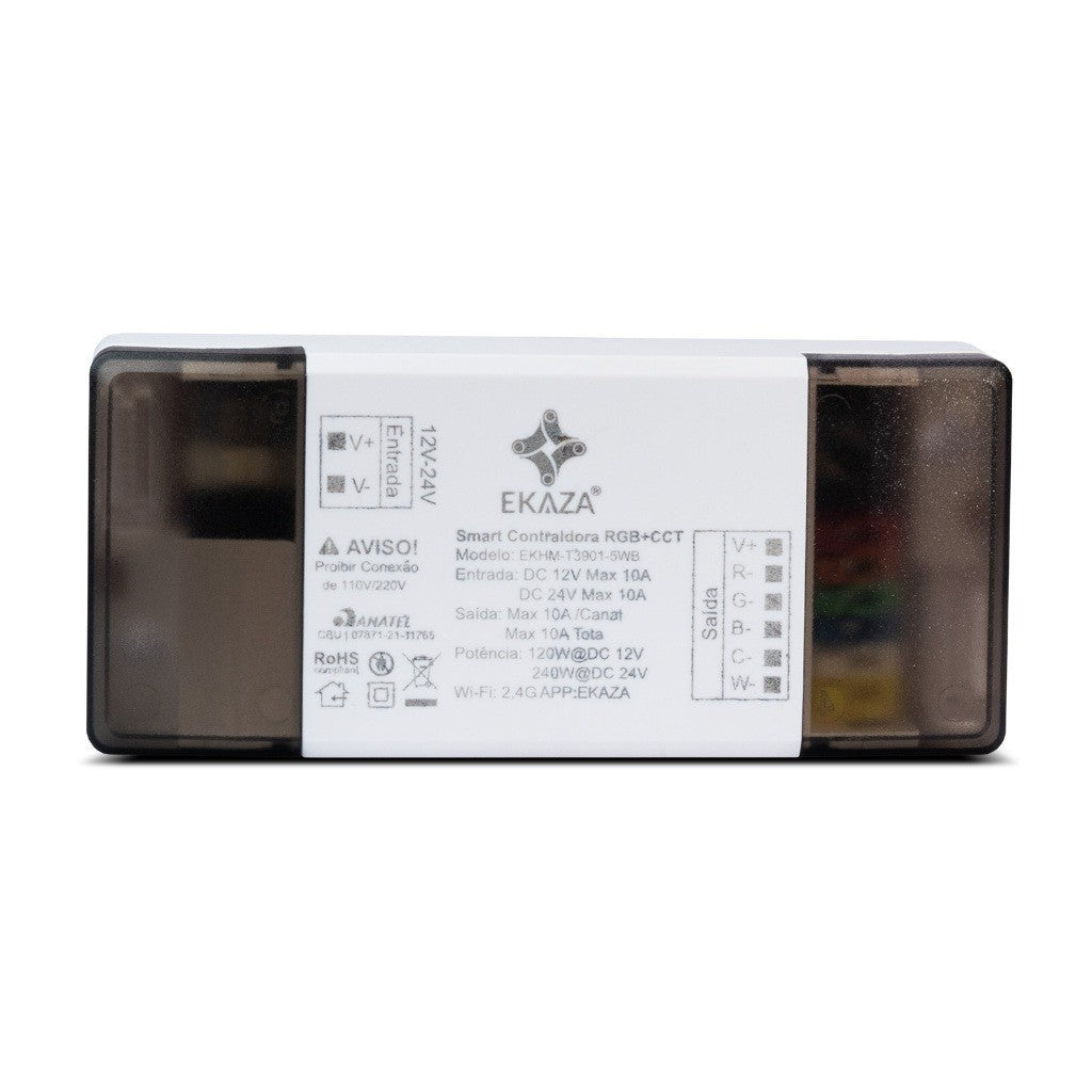 Smart RGB+CCT Controller for Wifi+BLE LED Strip