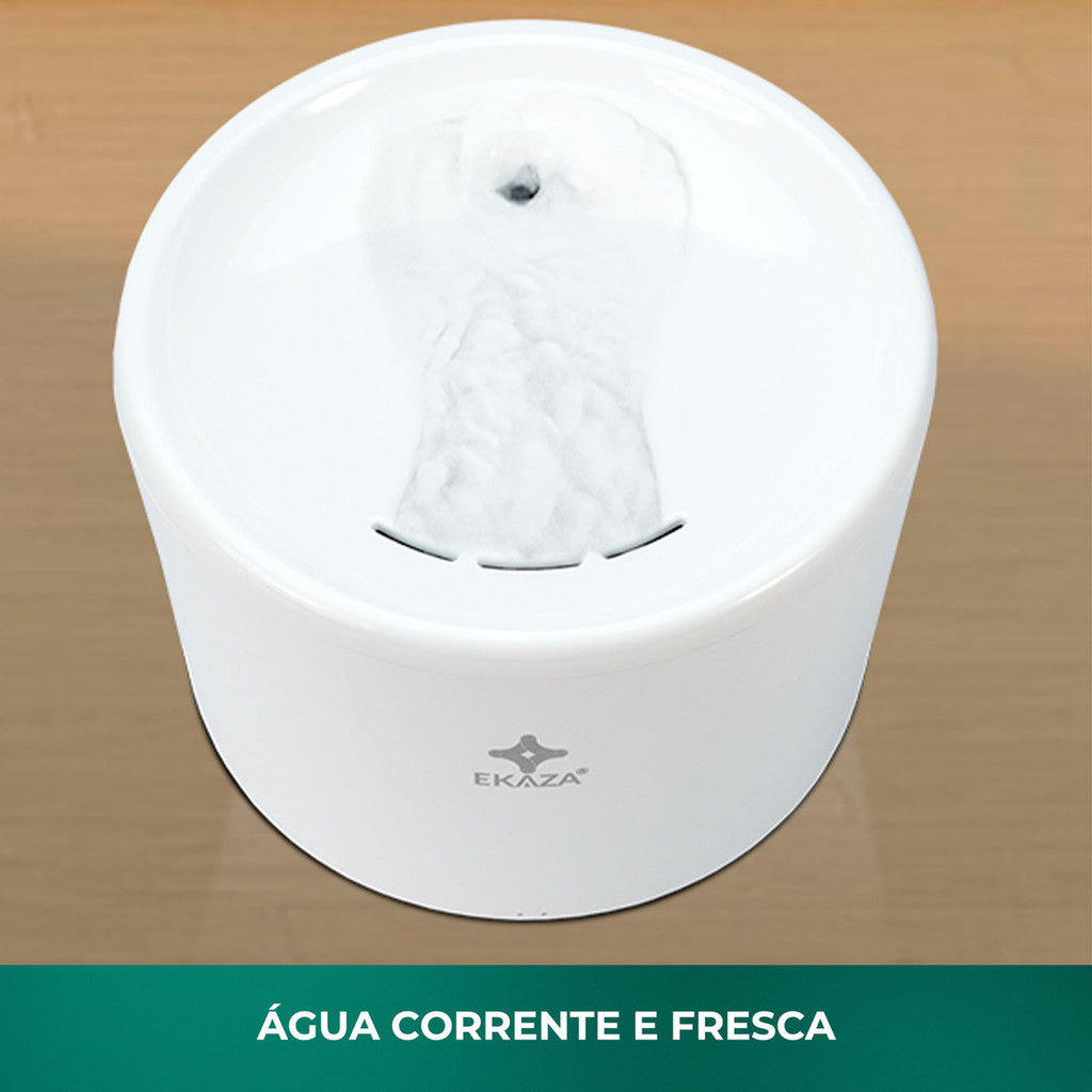 Bebedouro Uv Fonte 2l Gato Cão Pet C/filtro Smart Wifi EKAZA