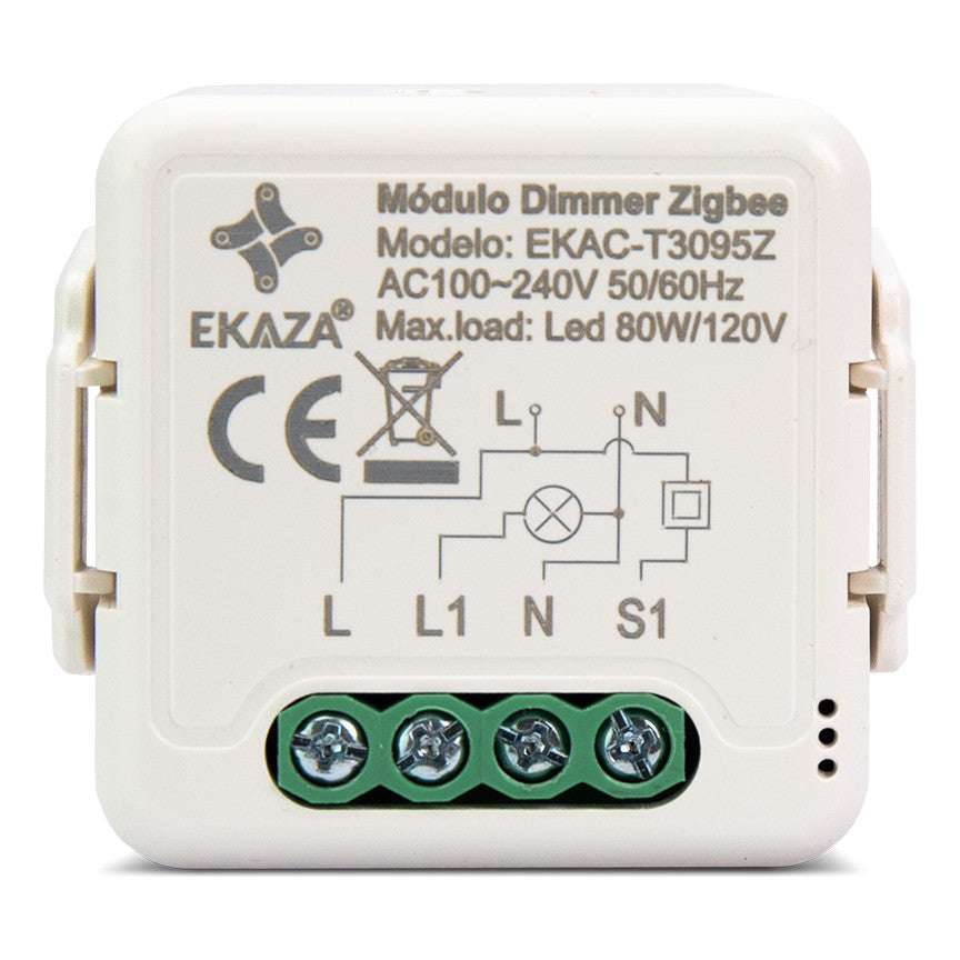 Mini Módulo Dimmer Inteligente 1ch Zigbee