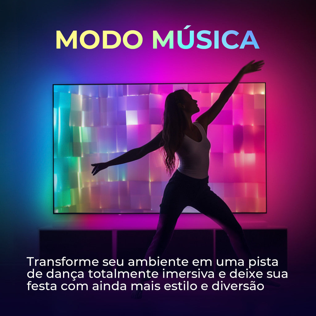 Ambient Light Inteligente RGB para Tv