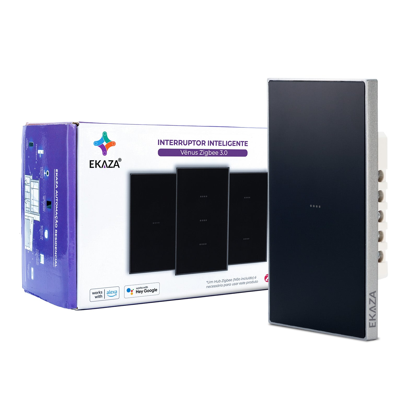 Interruptor Zigbee Soft Touch Série Vênus 4x2
