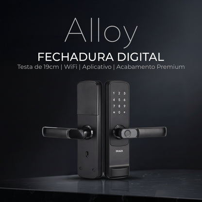 Fechadura Digital Biométrica Alloy