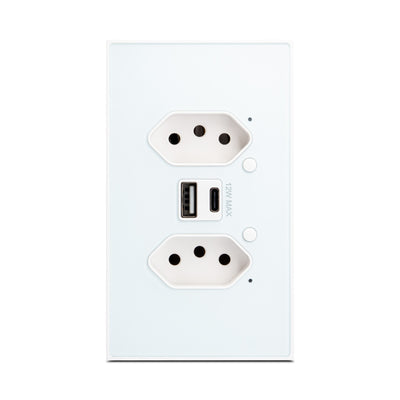 Venus Series Soft Touch Wifi Smart Socket with USB-A+USB-C 