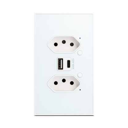 Venus Series Soft Touch Wifi Smart Socket with USB-A+USB-C 