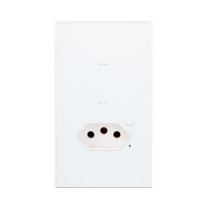 Interruptor Wifi Soft Touch Série Vênus 2 Botão com Tomada 4x2