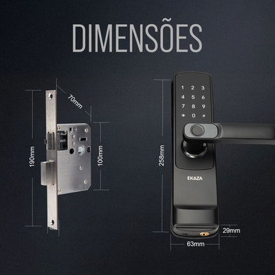 Alloy Biometric Digital Lock 