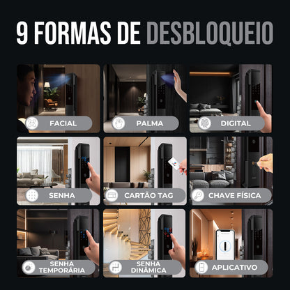 Sirius WiFi T5331 Digital Lock with Facial and Palm Recognition 