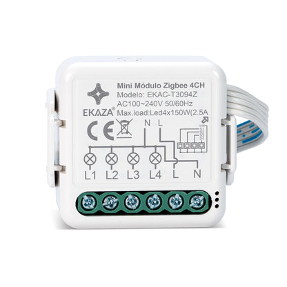 4CH Zigbee Paralero Smart Relay Module Mini Switch