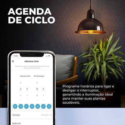 Interruptor Inteligente Série Touch 2.5d Zigbee 2 Botões