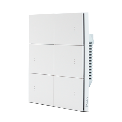 Interruptor Mercúrio Lite Zigbee 4x4 6 Botões