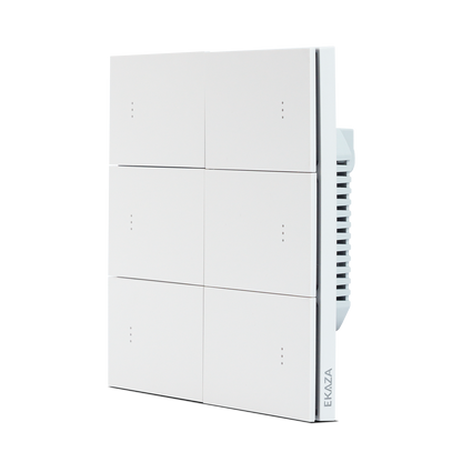 Interruptor Mercúrio Lite Zigbee 4x4 6 Botões