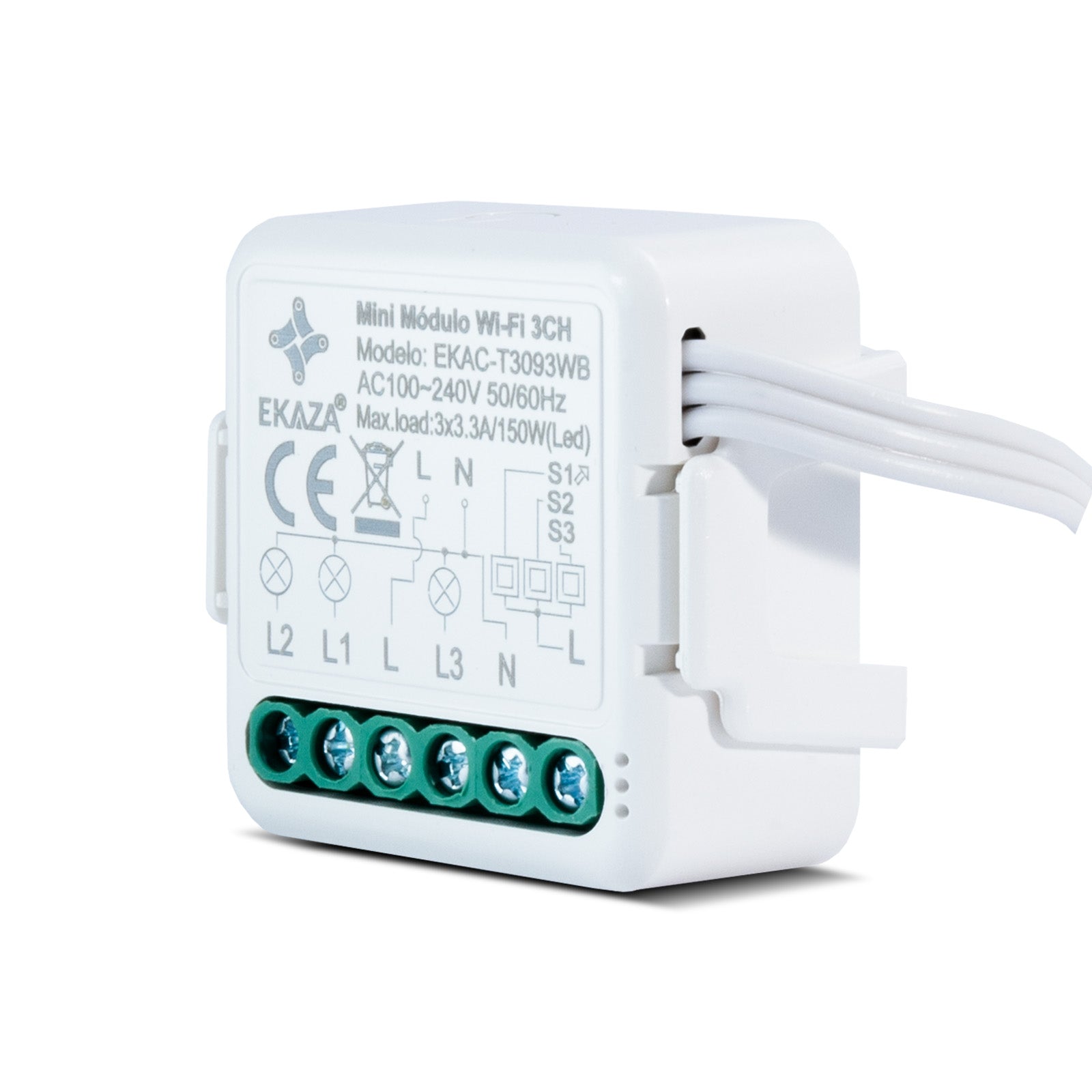 Paralero Wifi 3ch Mini Smart Relay Module Switch