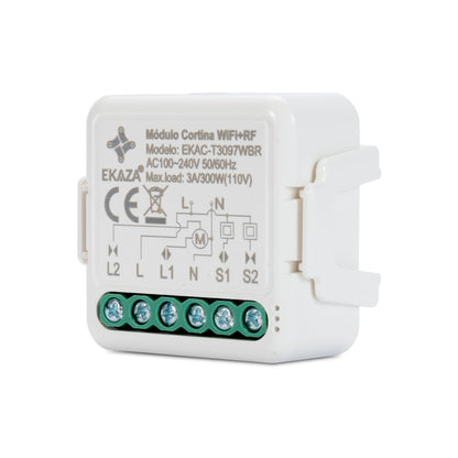 Mini Módulo De Cortina Inteligente Wifi + Rf