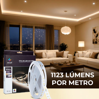 EKAZA Fita CCT 120 LED/m  Branco Quente / Frio 5 Metros