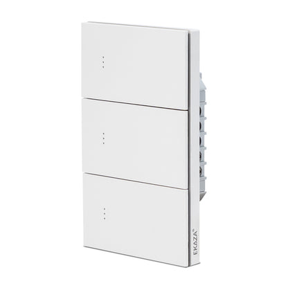Interruptor Inteligente Tecla Fisica Full Click Mercúrio 3 Teclas Lite Zigbee
