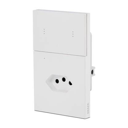 Interruptor Inteligente Com Tomada Mercúrio Lite Zigbee