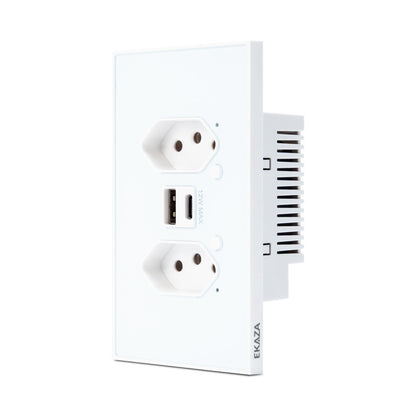 Venus Series Soft Touch Wifi Smart Socket with USB-A+USB-C 
