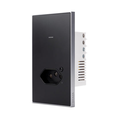 Interruptor Wifi Soft Touch Série Vênus 1 Botão com Tomada 4x2